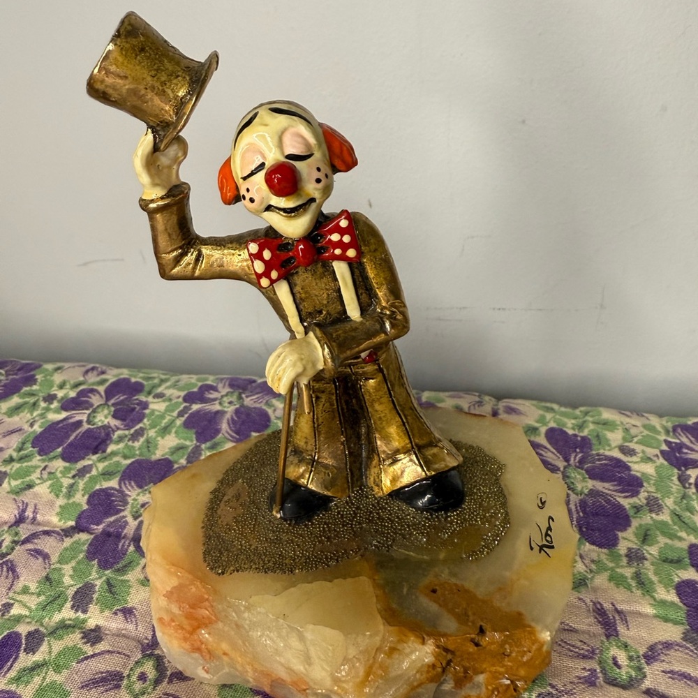 Vintage Clown Figurine by Ron Lee